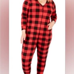 Smash & Tess - Red/ Black - Romper (with pockets) - Small